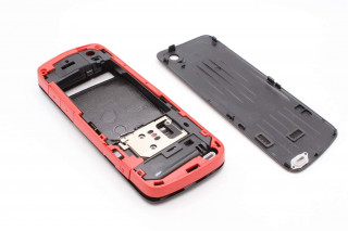 Nokia 5220 - корпус, цвет черный+красный