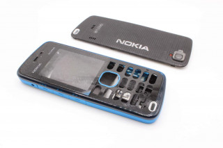Nokia 5220 - корпус, цвет черный+синий, крышка ST