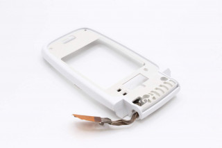 Nokia 6101 - рамка дисплея, цвет белый, в сборе со шлейфом