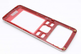 Nokia 6300 - корпус, цвет красный, лицевая панель с экранировкой