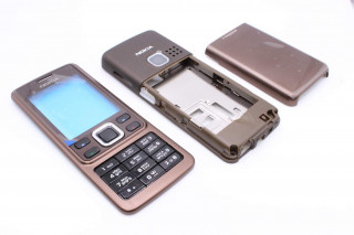 Nokia 6300 - корпус, цвет шоколад, лицевая панель с экранировкой