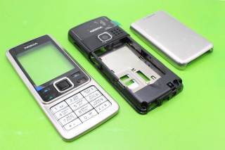 Nokia 6300 - корпус, цвет серый, лицевая панель с экранировкой