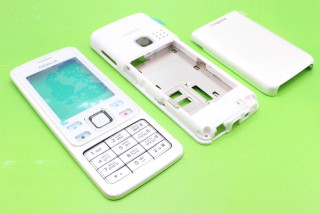 Nokia 6300 - корпус, цвет белый, лицевая панель с экранировкой