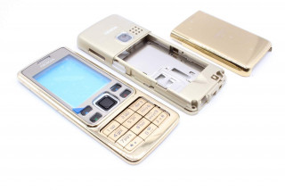 Nokia 6300 - корпус, цвет золото, лицевая панель с экранировкой