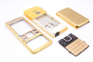 Nokia 6300 - корпус, цвет желтое золото