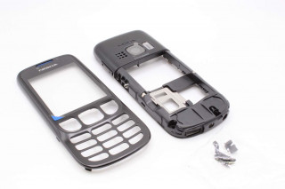 Nokia 6303 - корпус, цвет черный, без панели АКБ