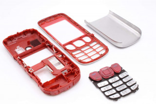 Nokia 6303 - корпус, цвет красный, среднее качество