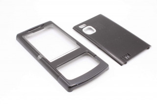 Nokia 6500 slide - передняя панель и панель АКБ, цвет черный