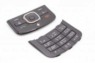 Nokia 6710 navi - клавиатура, верхня и нижняя, цвет черный
