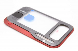 Nokia 6760 slide - лицевая панель в сборе с динамиком, RED, оригинал