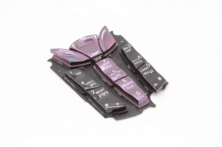 Nokia 7250 - клавиатура, цвет черный + фиолетовый