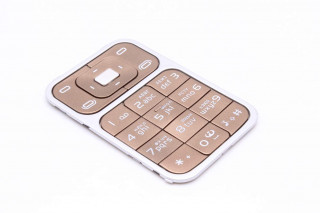 Nokia 7390 - клавиатура, цвет коричневый