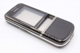 Nokia 8800 Sapphire Arte - корпус, цвет черный, кожаные накладки низкого качества