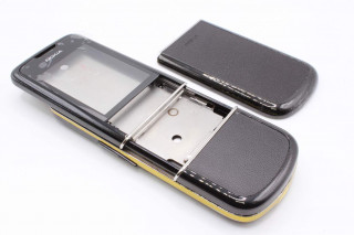 Nokia 8800 Sapphire Arte - корпус, цвет черный, кожаные накладки хорошего качества