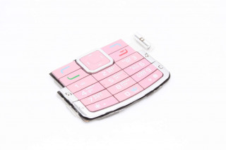 Nokia N72 - клавиатура, цвет розовый