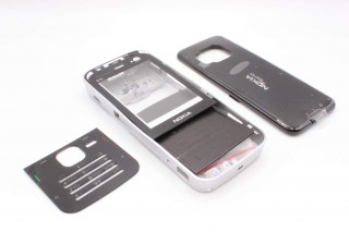 Nokia N78 - корпус, цвет черный+серый