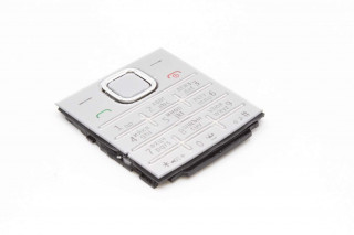 Nokia X2-00 - клавиатура, цвет серебро