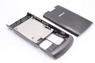Nokia X3-02 - задняя часть корпуса и панель АКБ, цвет черный