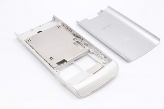 Nokia X3-02 - задняя часть корпуса и панель АКБ, цвет белый