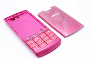 Nokia X3-02 - корпус, цвет розовый