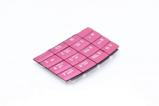 Nokia X3-02 - клавиатура, цвет розовый