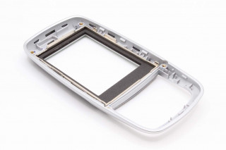 Samsung D600 - верхняя часть корпуса (цвет - silver + blue)