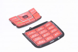 Samsung E250 - клавиатура, цвет красный