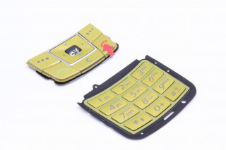 Samsung E250 - клавиатура, цвет желтый