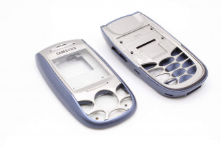 Samsung E800 - корпус, цвет серый+синий