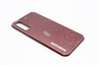 Samsung S5230 - панель АКБ, красный, La Fleur