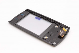 Samsung U600 - лицевая панель со шлейфом функциональной клавиатуры, оригинал (цвет - black)