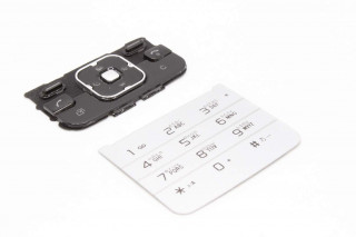 Sony Ericsson C903 - клавиатура, верхняя черная, нижняя серая