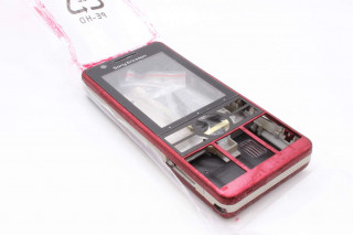 Sony Ericsson G900 - корпус, цвет красный, ST