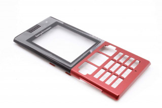 Sony Ericsson T700 - передняя панель (цвет - black/red), оригинал