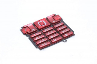Sony Ericsson T700 - клавиатура (цвет - red), оригинал