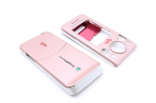 Sony Ericsson W580 - корпус, цвет розовый