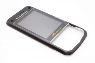 Sony Ericsson W760 - лицевая панель, цвет черный, ориг