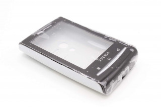 Sony Ericsson X10 mini - корпус, цвет черный с белой крышкой