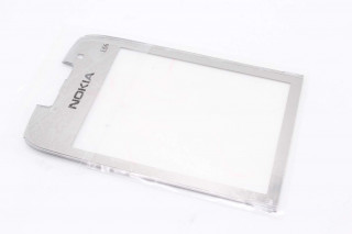 Стекло Nokia E66, цвет серебро