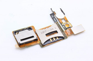 Sony Ericsson C902 - считыватель карты памяти и SIM карты в сборе