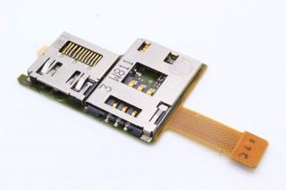 Sony Ericsson K850 - считыватель карты памяти и SIM карты в сборе, ориг