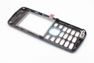 Nokia 5220 - лицевая панель, цвет черный+синий