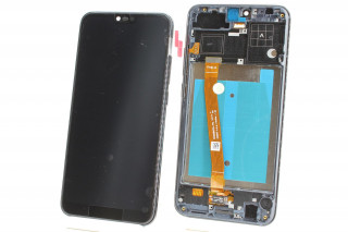 Дисплей Honor 10 (COL-L29), с сенсором отпечатка пальца, в черной рамке, К-1