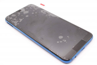 Дисплей Honor 10 (COL-L29), с сенсором отпечатка пальца, в синей рамке, К-1