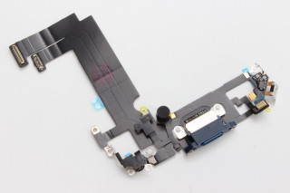 Шлейф iPhone 12 mini с разъемом зарядки, 100% IC, синий, К-1