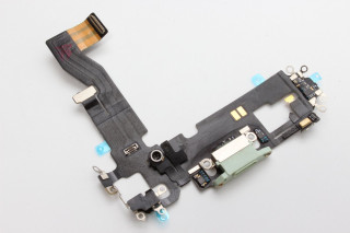 Шлейф iPhone 12, 12 Pro с разъемом зарядки, 100% IC, зеленый, К-1