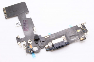 Шлейф iPhone 13 с разъемом зарядки, 100% IC, черный, К-1