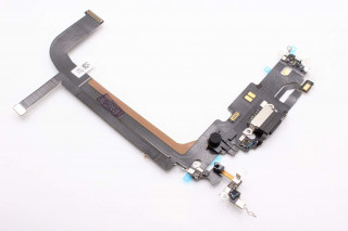 Шлейф iPhone 13 Pro Max с разъемом зарядки, 100% IC, черный, К-1