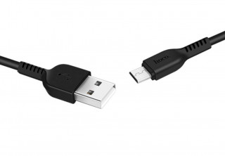 Кабель USB - micro USB HOCO X20, 200см, черный