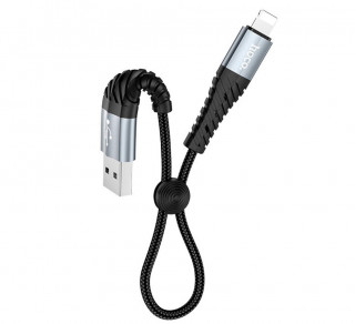 Кабель USB - Lightning HOCO X38, 2.4А, 25см, черный